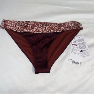 NWT Athleta Aqualuxe Batik Mid Rise Bottom Size XXS
